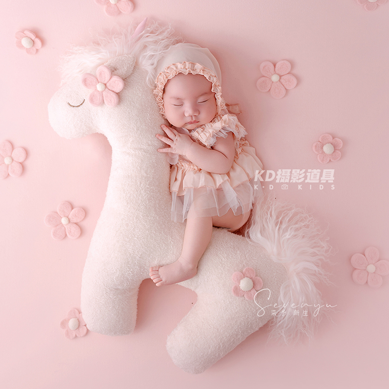 Cute Unicorn Theme Newborn Pho - Infant Photography Props Outfit recension och pris