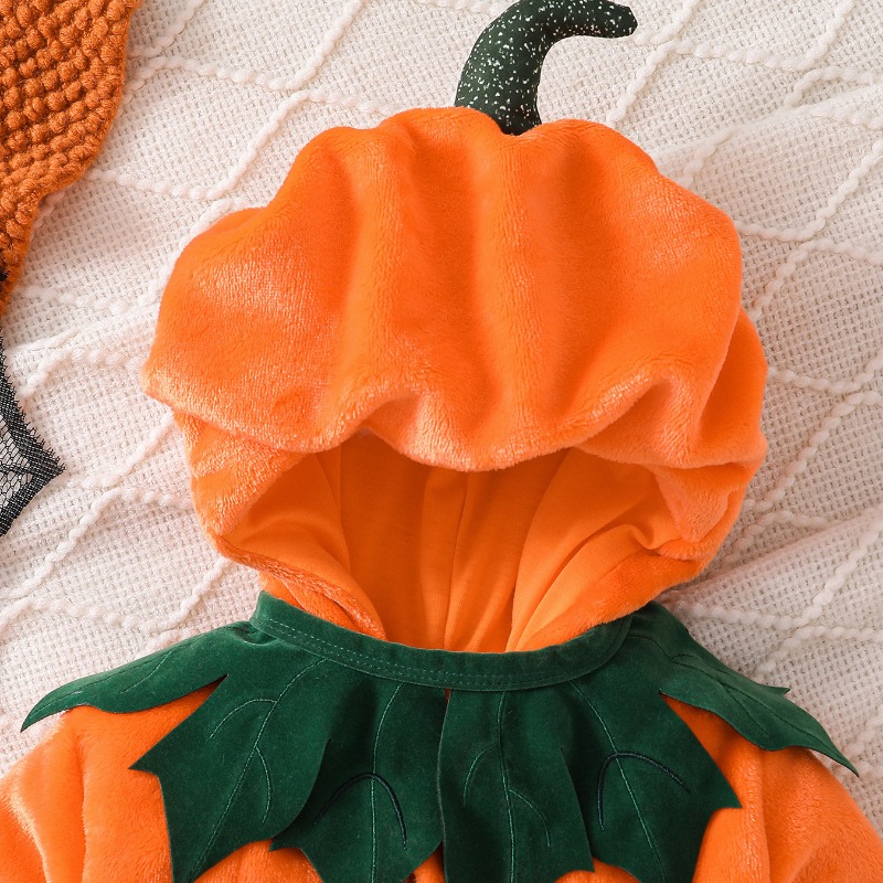 Newborn Baby Pumpkin Romper Ho - Cotton Baby Onesies Zipper recension och pris