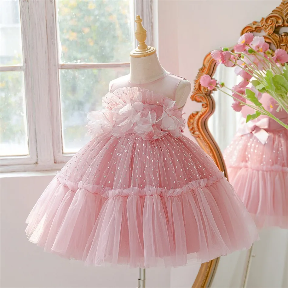 Girl Ruffles Princess Dress To - Toddler Girl Tulle Party Dress recension och pris