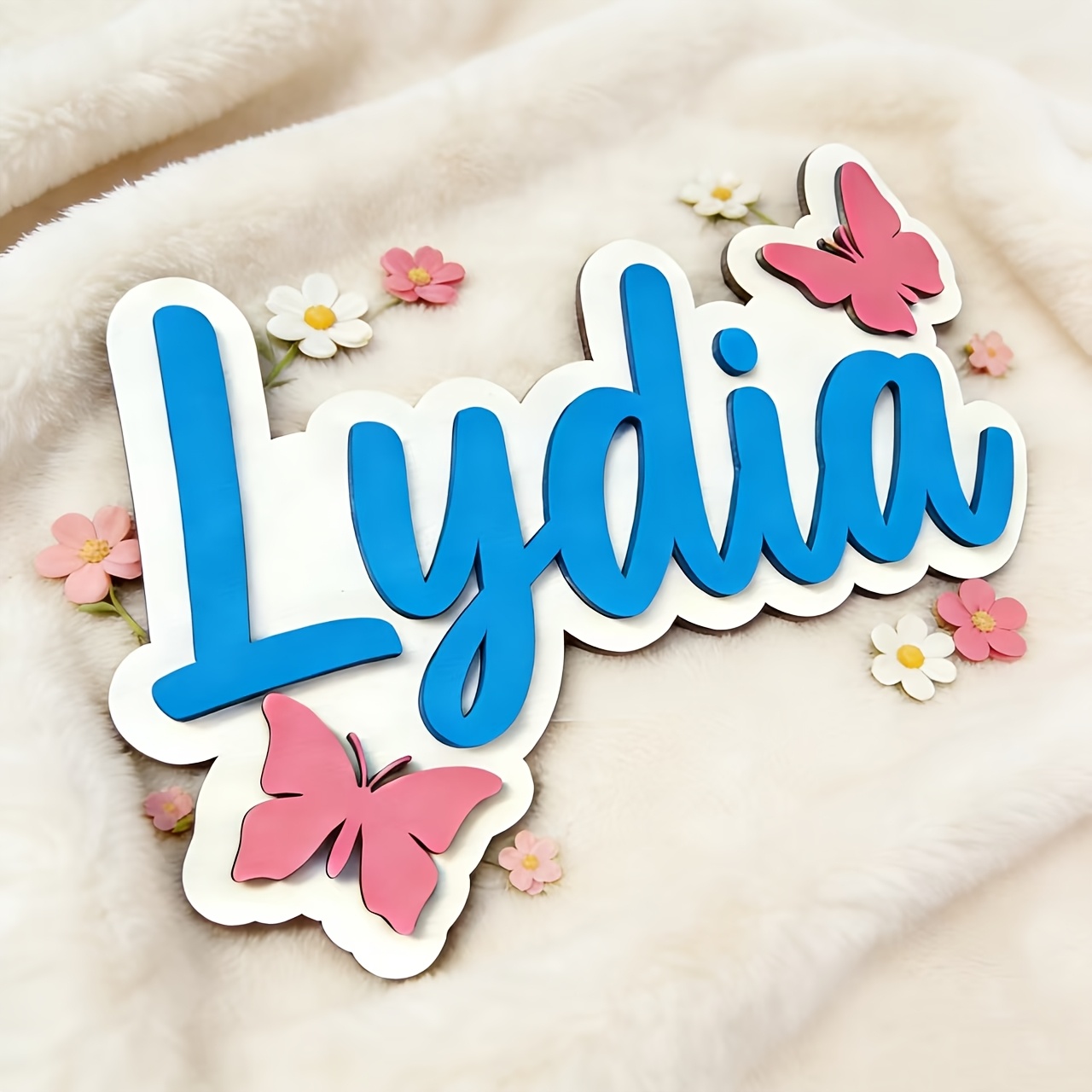 Personalized Blue & Pink Butte - Nursery recension och pris