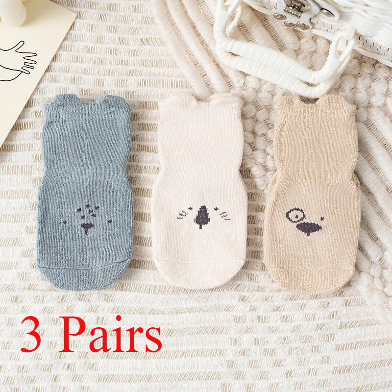 3/5 Pairs Breathable Casual So - Unisex Baby Socks Non Slip recension och pris