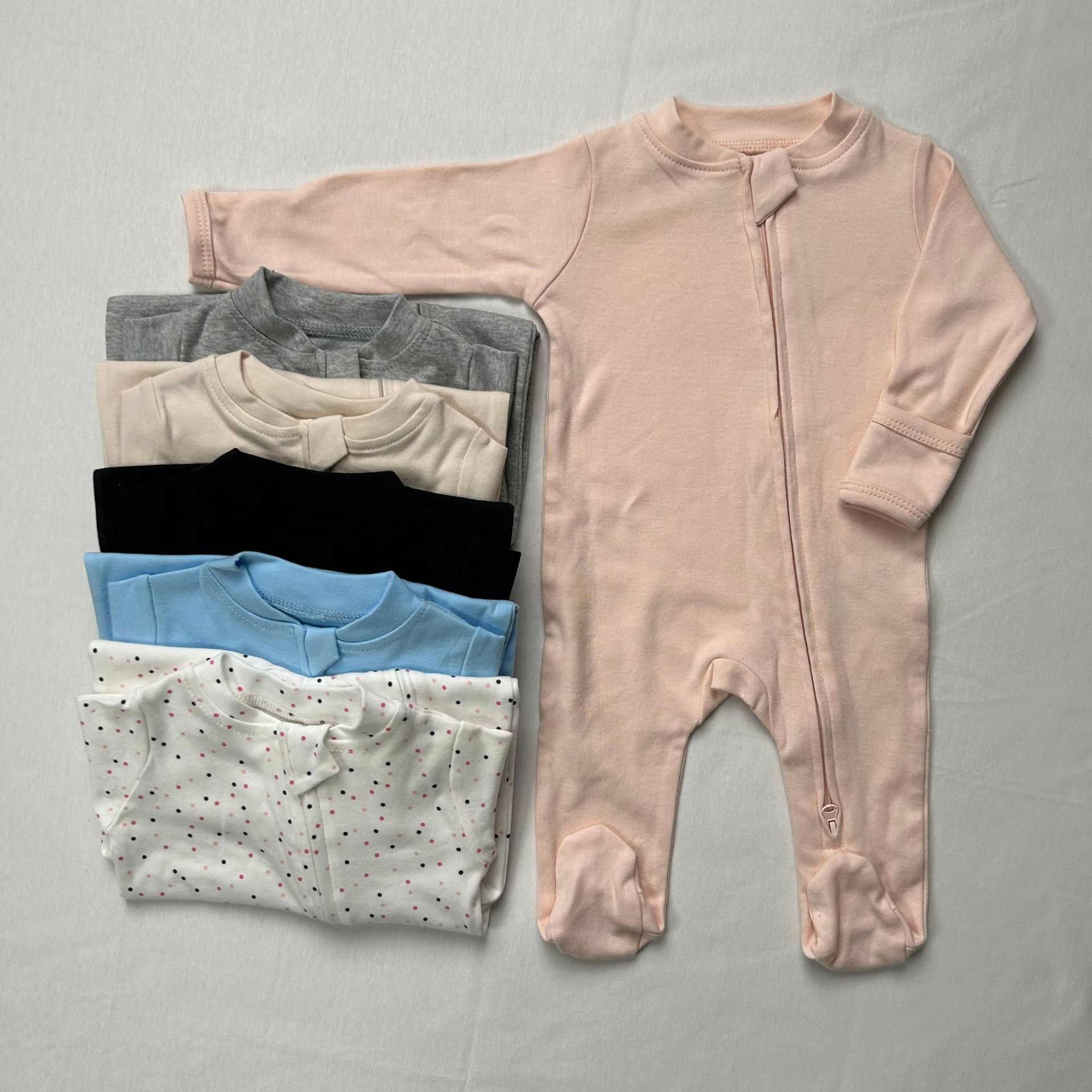 Unisex Baby Triangle Romper, C - Cotton Baby Onesies Zipper recension och pris